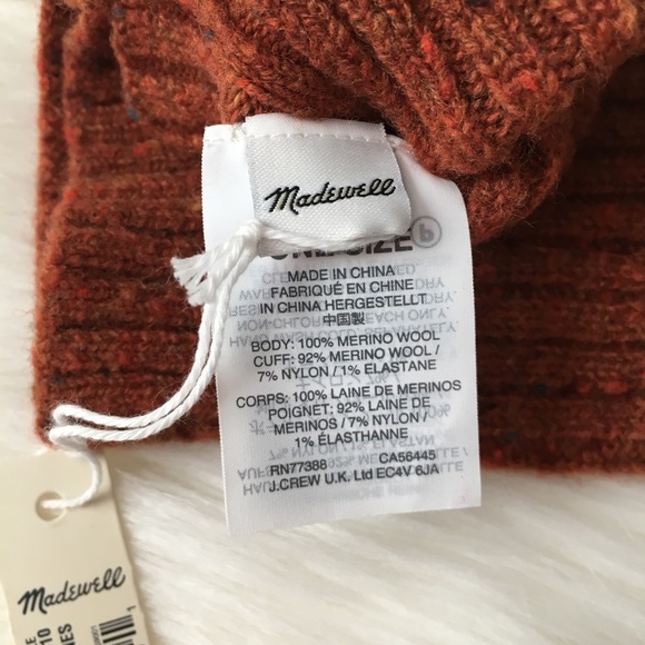 NWT Madewell Ribbed Texting Gloves - Picture 6 of 6